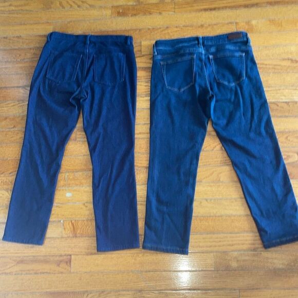 Bundle of 2 women’s skinny fit tapered middle rise Jean and jeggings size small - Picture 2 of 16